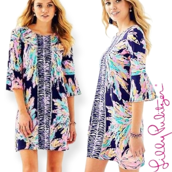 Lilly Pulitzer Dresses & Skirts - Lilly Pulitzer Ophelia Navy Al Fresco Dress Small